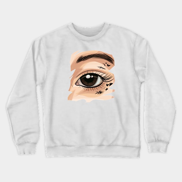 Eye Crewneck Sweatshirt by Fadmel